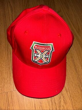 Bushwood Embroidered Red Baseball Cap NWOT